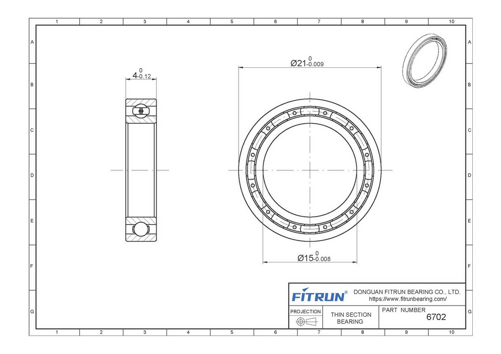 6702 bearing drawing