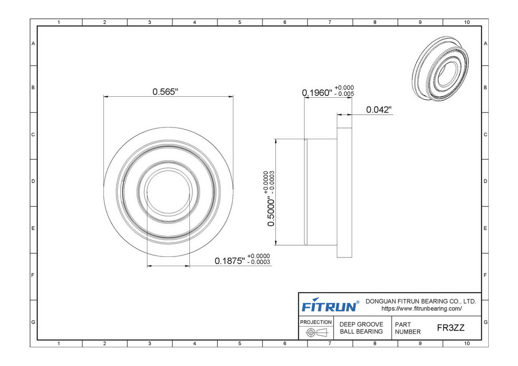 FR3ZZ bearing