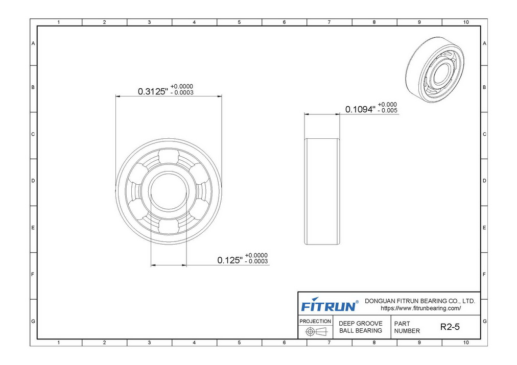 r2-5 bearing drawing