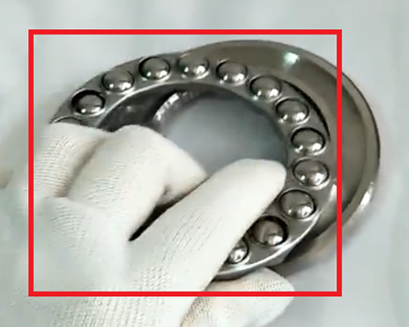 thrust ball bearing installation cage